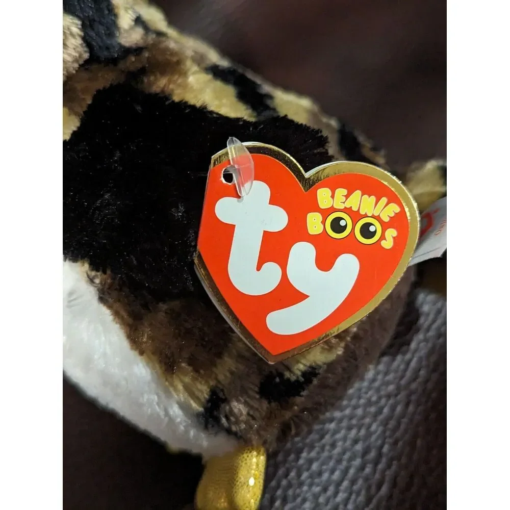 Ty Beanie Boos Owliver the Camo Owl‎ Plush Stuffed Animal Bird